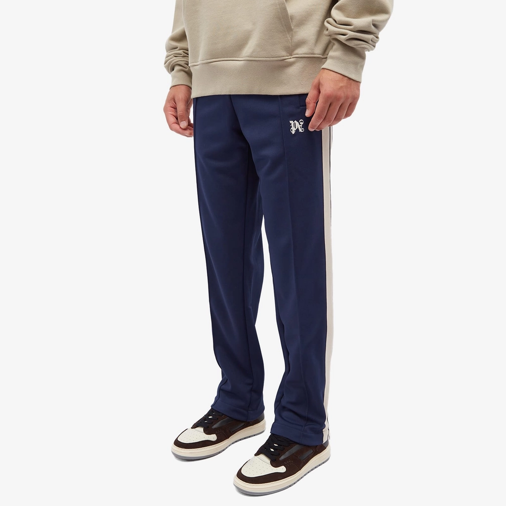 Palm Angels Men's Monogram Track Pants Navy